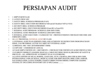 Ism code reminder lesson
