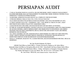 Ism code reminder lesson