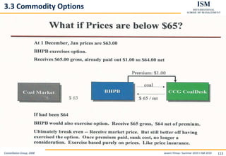 Levent Yilmaz I Summer 2019 I ISM 2019 113
3.3 Commodity Options
Constellation Group, 2008
 