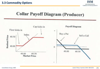 Levent Yilmaz I Summer 2019 I ISM 2019 141
3.3 Commodity Options
Constellation Energy, 2008
 