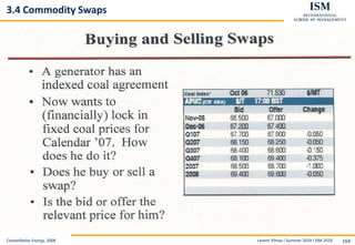 Levent Yilmaz I Summer 2019 I ISM 2019 164
3.4 Commodity Swaps
Constellation Energy, 2008
 