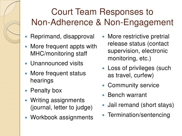 Beyond Sanctions Incentives In Mental Health Court