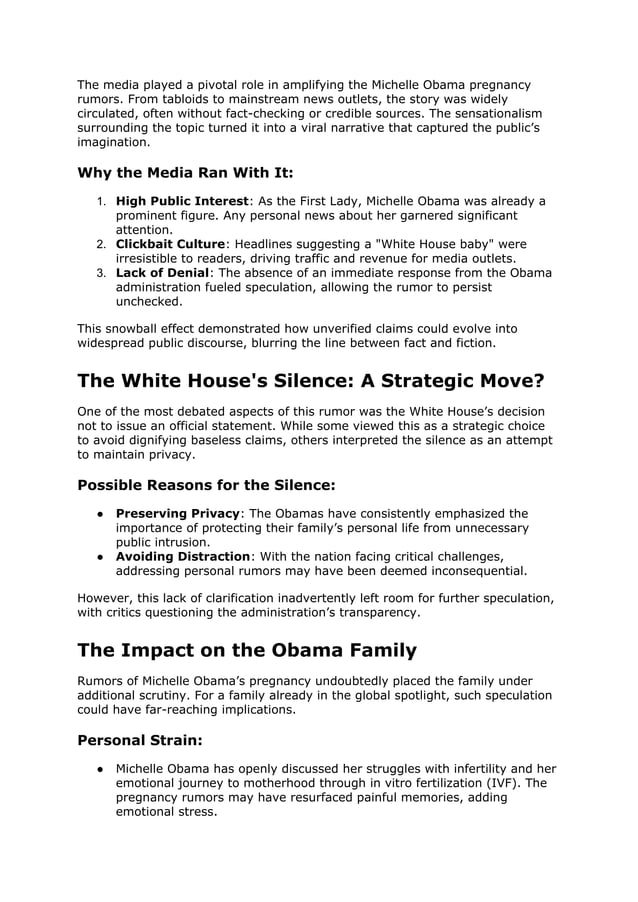 Is Michelle Obama Pregnant_ Unpacking the Truth Behind the Rumors.docx