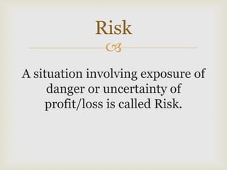 Risk Controlling in ISM | PPTX