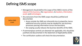 Isms Scope Examples Isms | PPTX