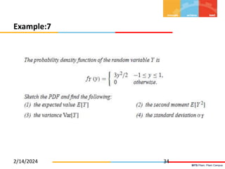 BITS Pilani, Pilani Campus
2/14/2024 34
Example:7
 