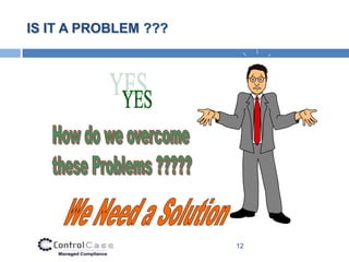 IS IT A PROBLEM ???




                      12
 