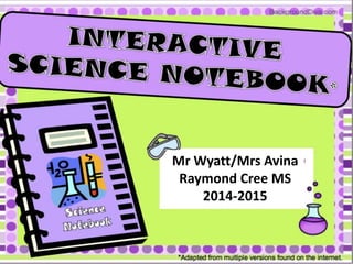 Mr Wyatt/Mrs Avina
Raymond Cree MS
2014-2015
 