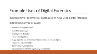 Network and computer forensics | PPTX