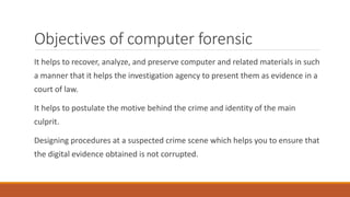Network and computer forensics | PPTX