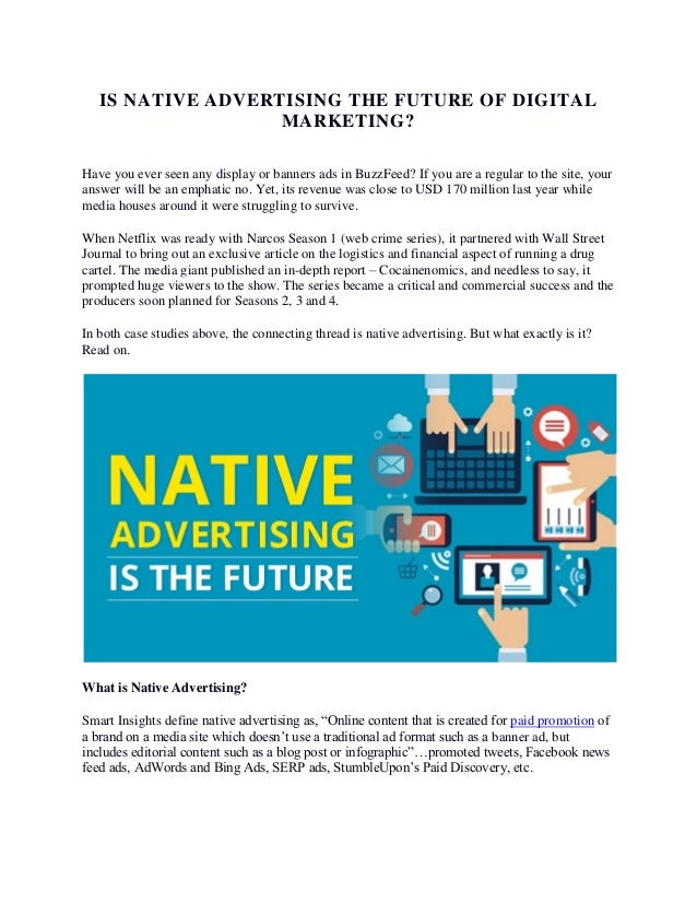 Is Native Advertising The Future Of Digital Marketing