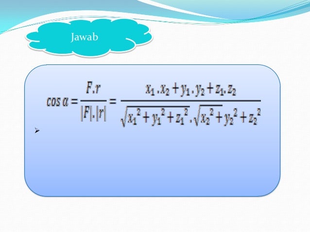 Power point usaha pada vektor satuan i,j,k
