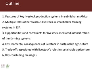 Role of herbivores in sustainable agriculture in sub-Saharan Africa