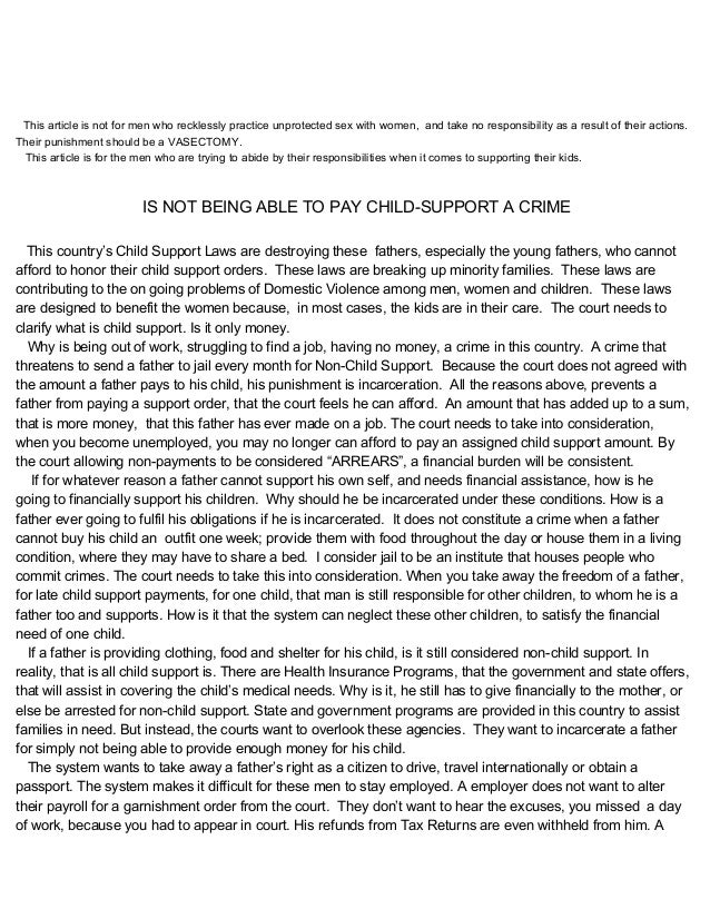 T support to child don pay women have why 'memberclicks.co.uk who