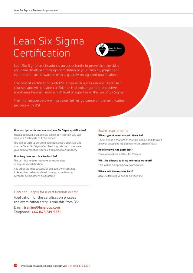 Iso 13053 Bsi Lean Six Sigma