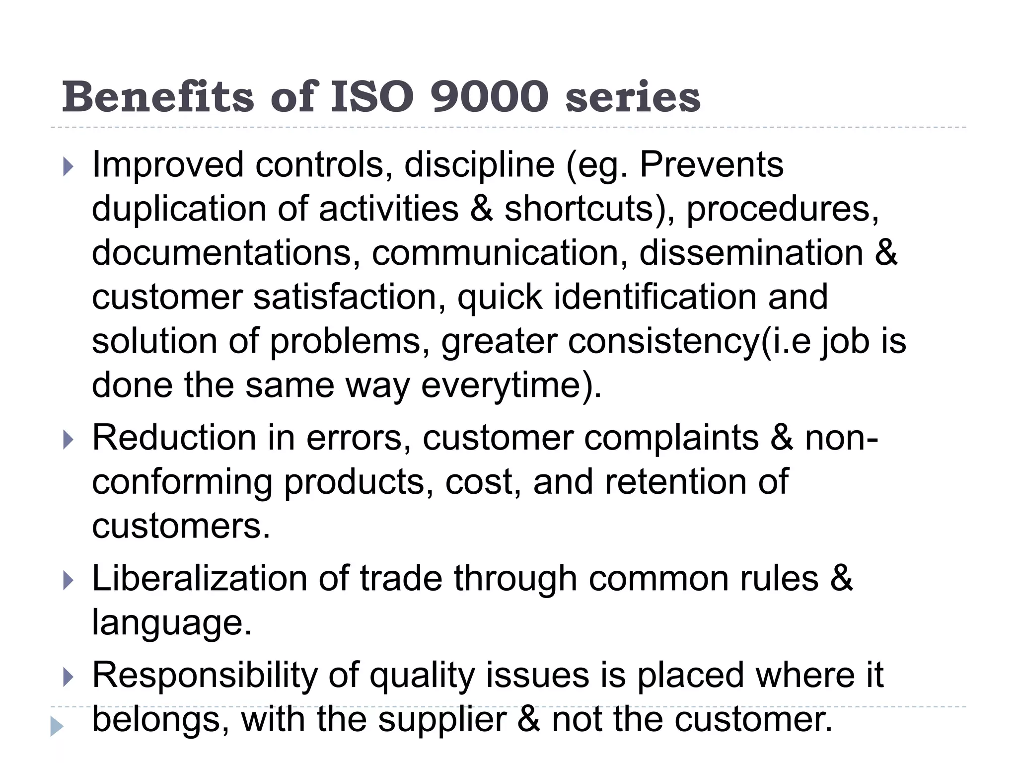 ISO INTERNATIONAL ORGANIZATION FOR STANDARDIZATION | PPTX