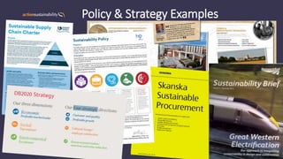 Policy & Strategy Examples
 