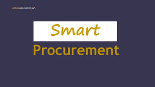 Sustainable
Procurement
Smart
 