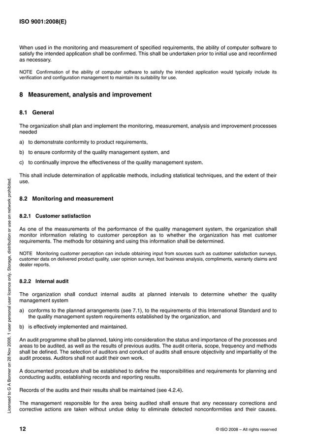 Iso 9001-2008 | PDF