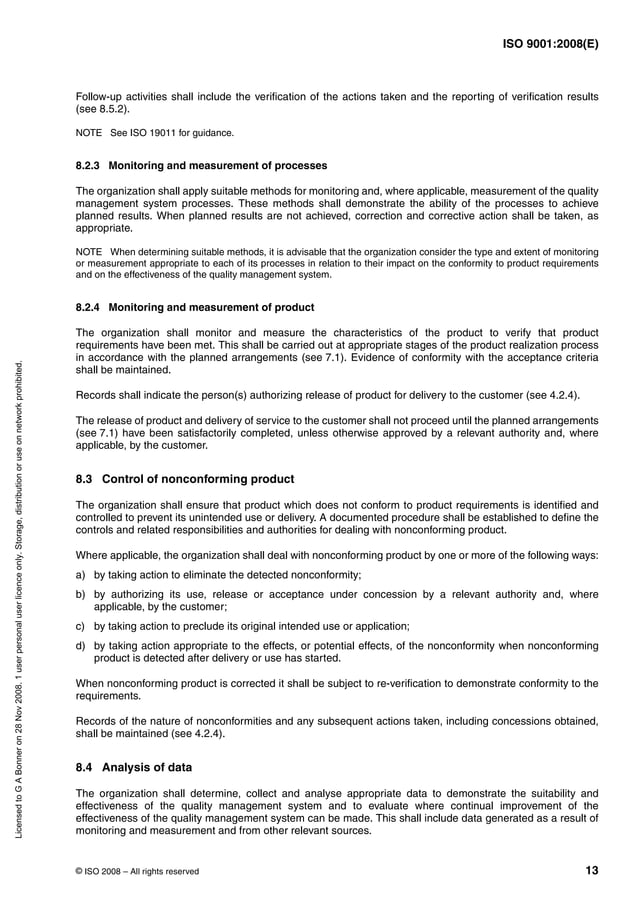 Iso 9001-2008 | PDF