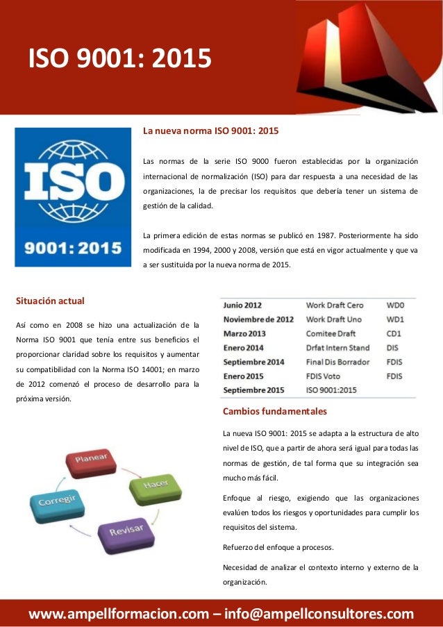 Beneficios De La Norma Iso 9001 Version 2015 Estos Beneficios
