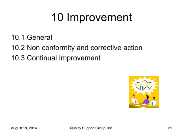 ISO 9001 2015 Management Review Presentation | PPT