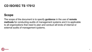 17012 ISO-IEC-TS-17012-presentation- Guidelines for the use of remote methods ...