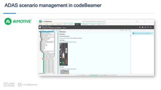 ADAS scenario management in codeBeamer
 