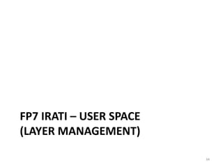 FP7 IRATI – USER SPACE (LAYER MANAGEMENT) 
34  