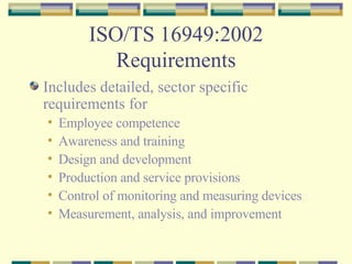 Iso Ts 16949 2002 | PPT