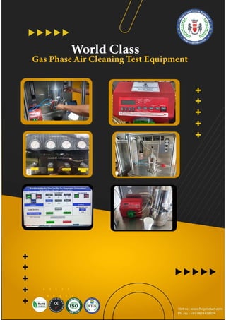 ISO 10121 A Gas Phare Air Cleang Flat Sheet Media Test Equipment. | PDF