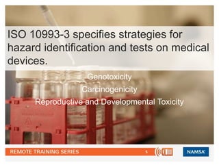 ISO 10993-3: Biological Evaluation of Medical Devices - Tests for ...