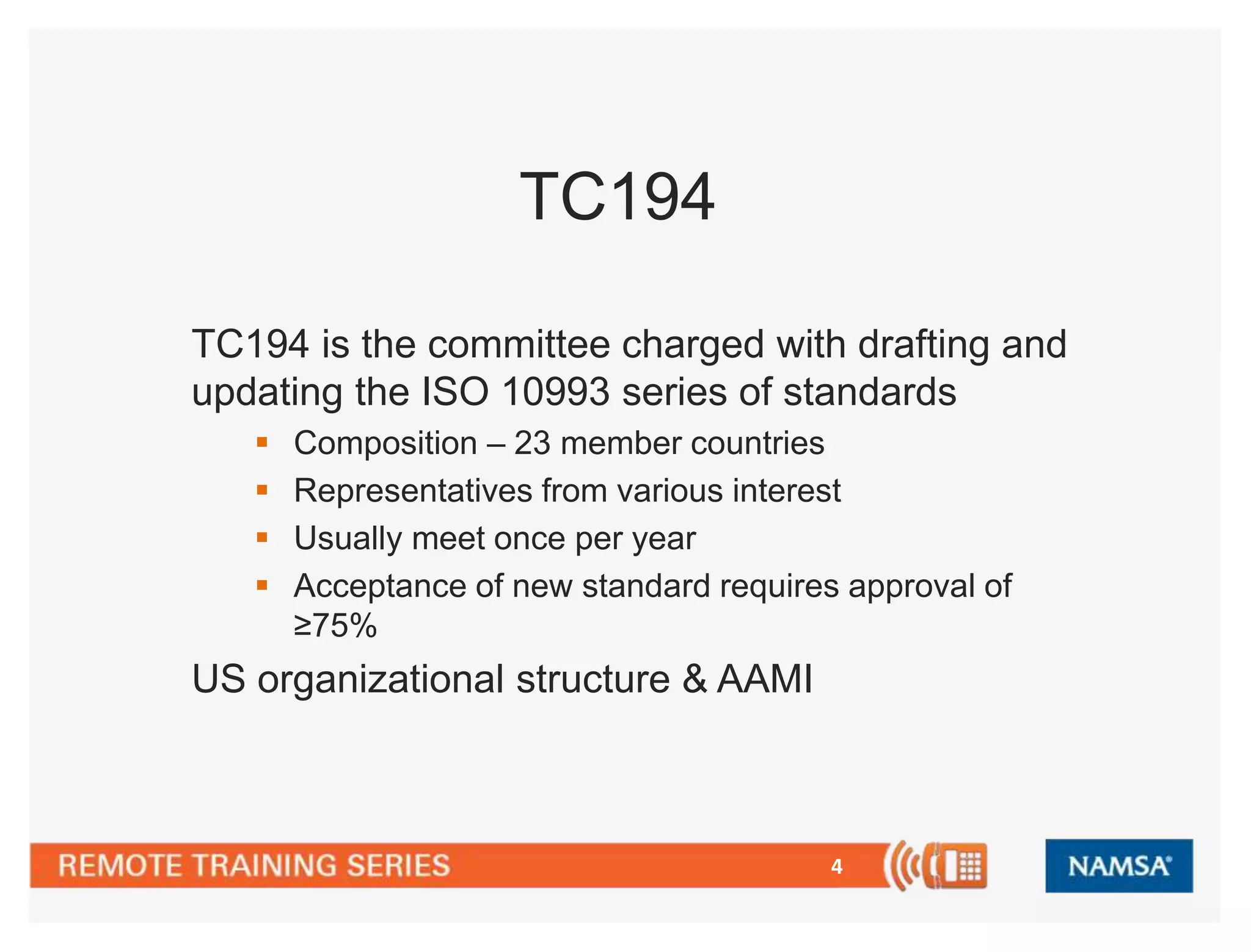 ISO 10993 Biological Evaluation of Medical Devices Update | PPTX