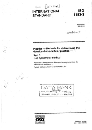 Iso 1183 Pdf Free Download | Iso 1183 1 Pdf – QYUGRM