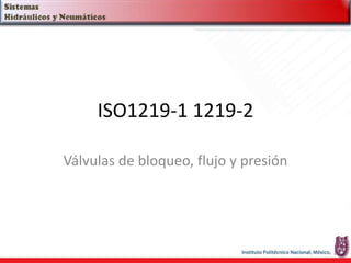 ISO1219-1 1219-2
Válvulas de bloqueo, flujo y presión
 