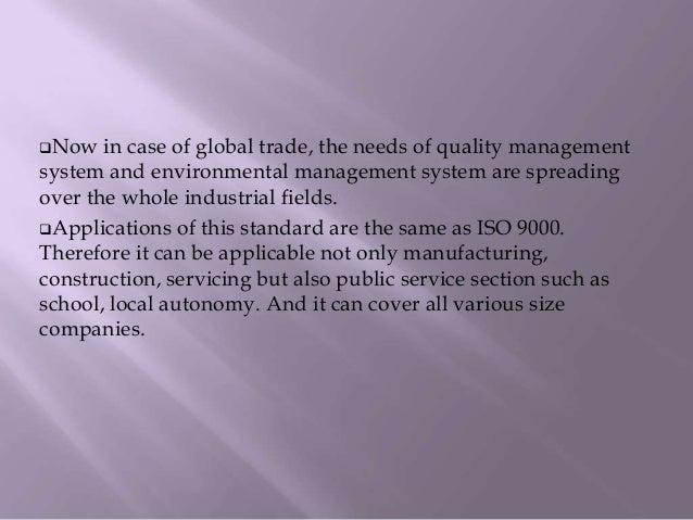 Iso 9000 case studies