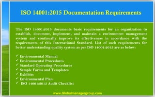 ISO 14001:2015 Documentation ppt | PPT