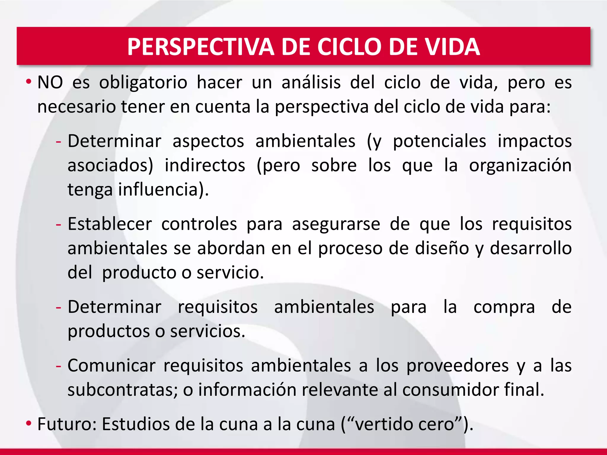 ISO 14001 2015 Perspectiva de ciclo de vida | Erre Ese | PPT