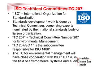 Standards Development Technical Committee IS14001_2015_Transition_Presentation ppt | PDF