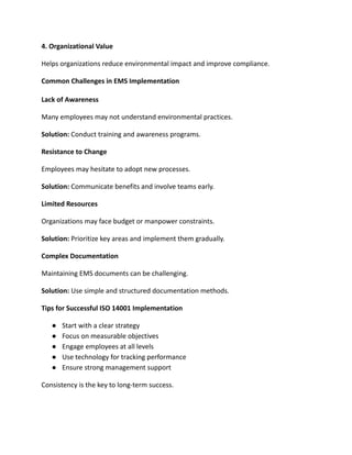 Ems Guide.pdf ISO 14001 Lead Implementer Training: Certification & EMS Guide | PDF