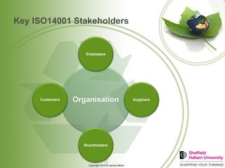 Key ISO14001 Stakeholders 