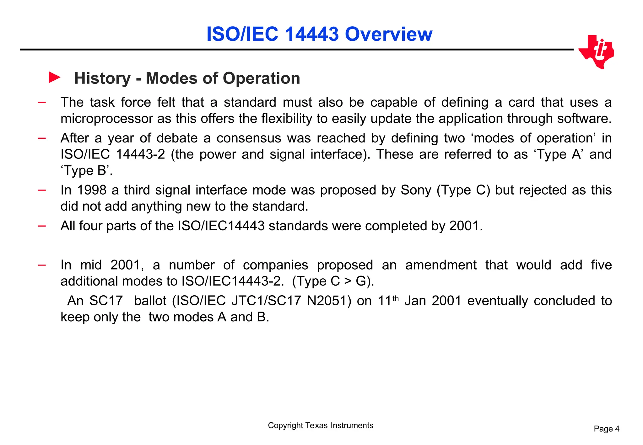 ISO14443 Overview-v5.ppt (development presentation) | PPT