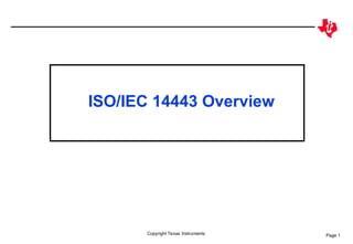 ISO14443 Overview-v5.ppt (development presentation) | PPT
