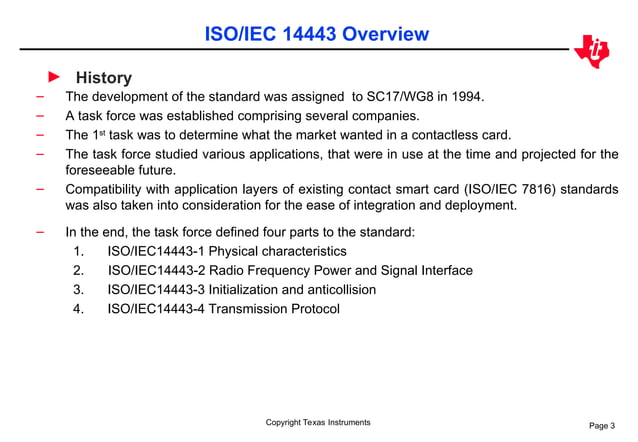 ISO14443 Overview-v5.ppt (development presentation) | PPT