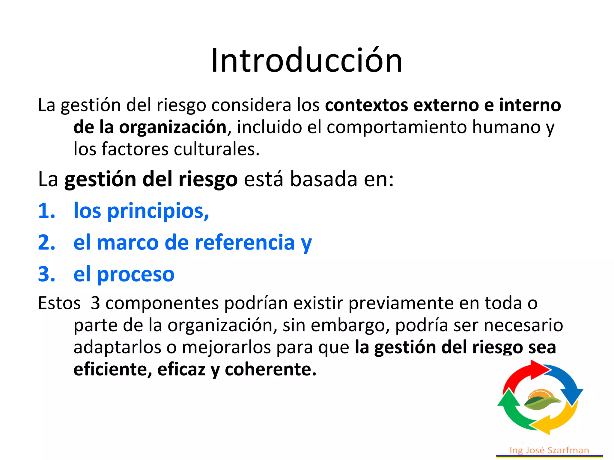 ISO 31000 2018 Gestion de Riesgos | PPT