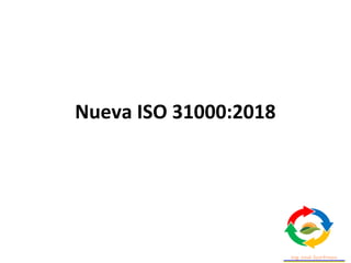 Nueva ISO 31000:2018
 