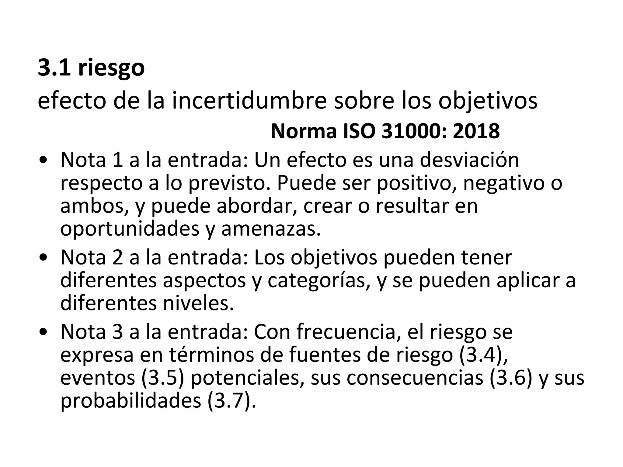 I la nueva norma ISO 31000 2018 y la gestion de riesgos | PPT