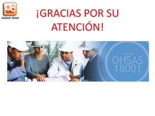 ¡GRACIAS POR SU ATENCIÓN!
