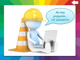 No hay
pregunta…
¡TE SALVASTE!
 
