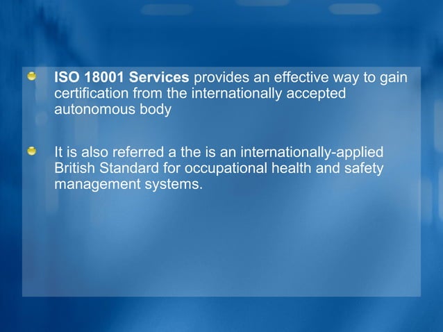 Iso 18001 Services PPT iso-18001-services-ppt